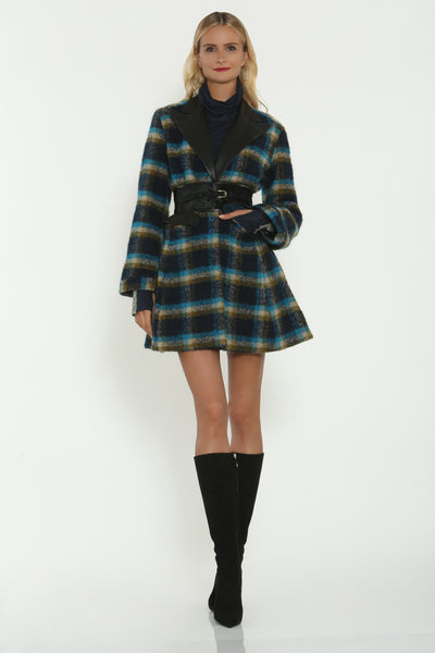 Coats And Jackets - Plaid Coat