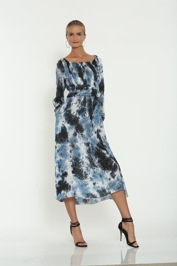 Dresses - Tie-Dye Burnout Dress