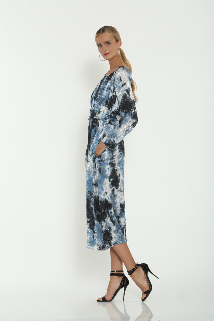 Dresses - Tie-Dye Burnout Dress